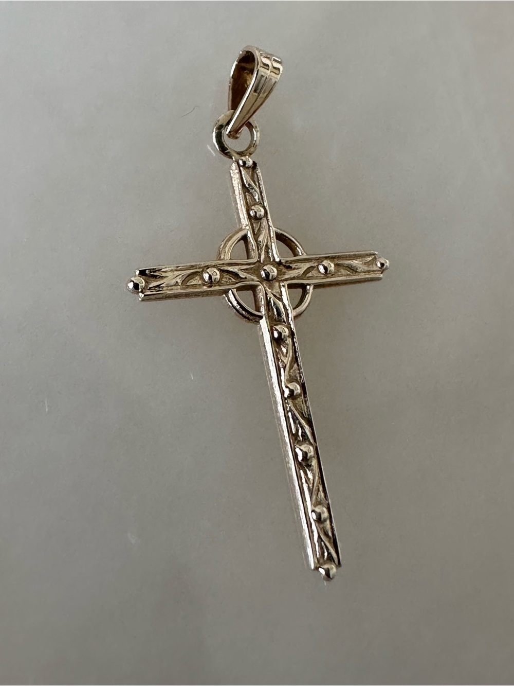 14k Solid Gold Cross - Picture 5 of 7